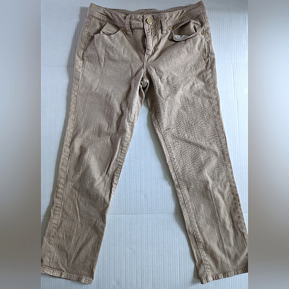Tory Burch khaki cropped jeans